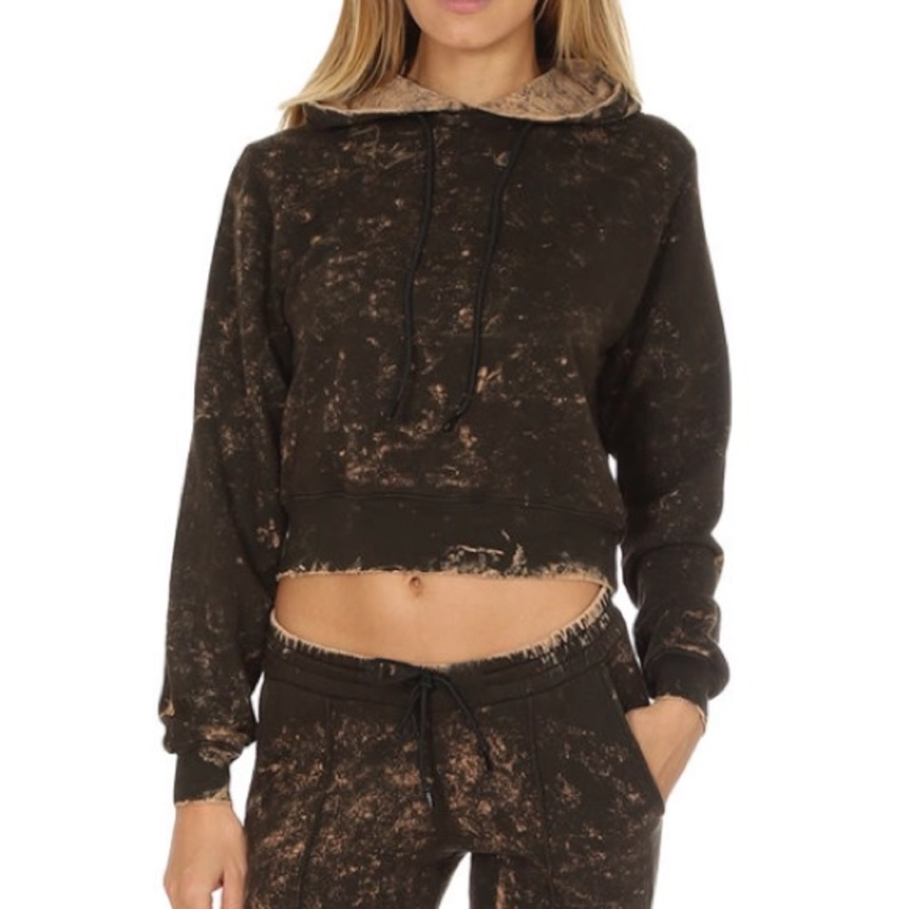 Cotton Citizen Milan Cropped Hoodie Sz Small